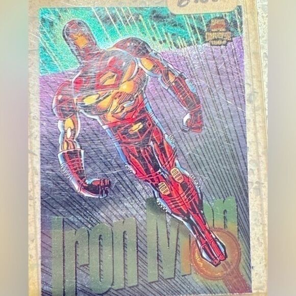 1994 Fleer Marvel Universe Power Blast # 7 of 9 Iron Man - Picture 1 of 2